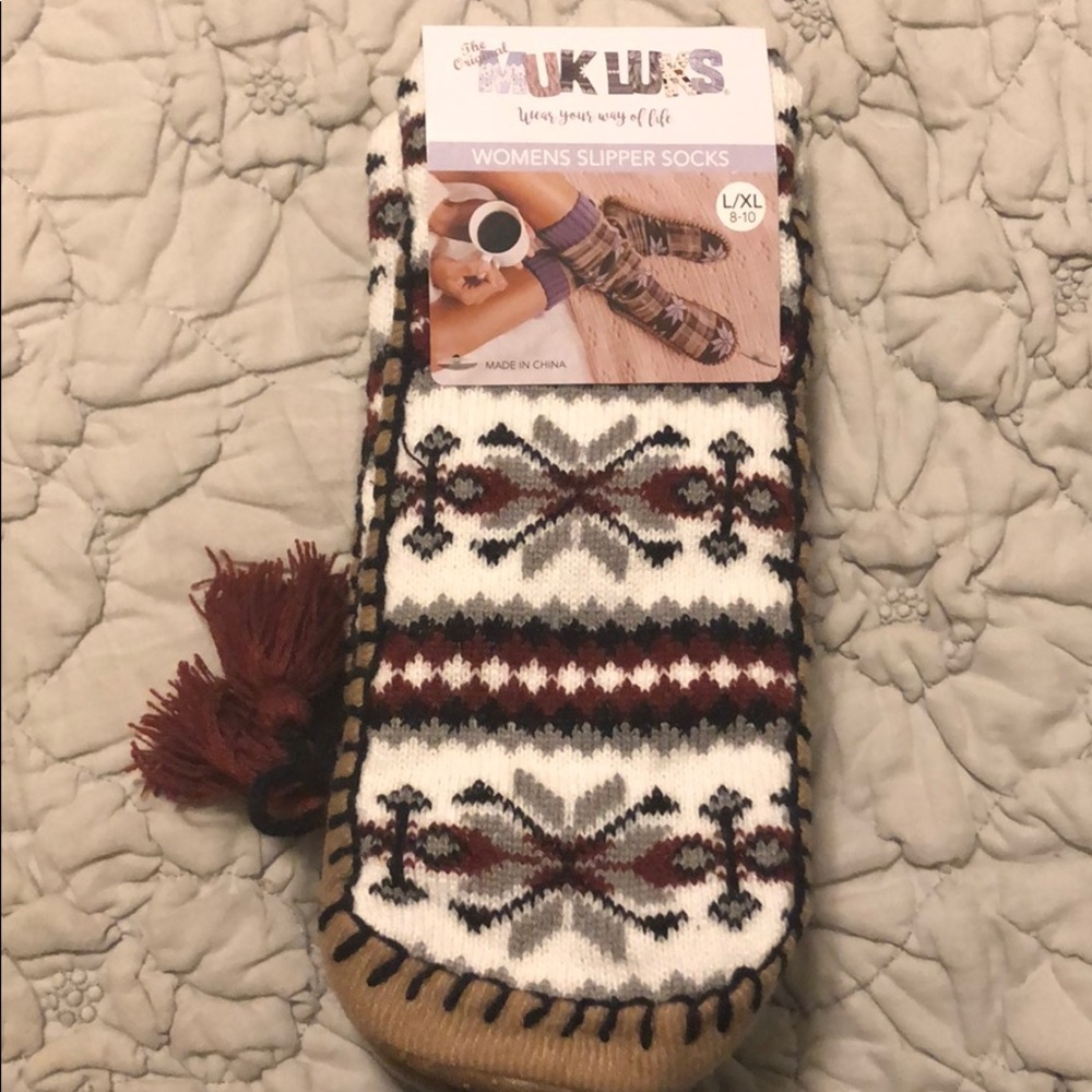 Mukluks slipper socks